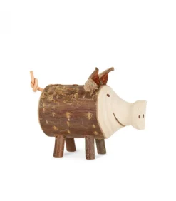 Petit Cochon En Bois, 3 Cm