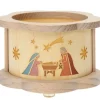 Petit Photophore En Bois Crèche De Noël