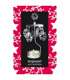 Photophore De Noël Couronne D'Etoiles Et Cerfs