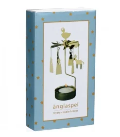 Photophore De Noël Crèche Dore