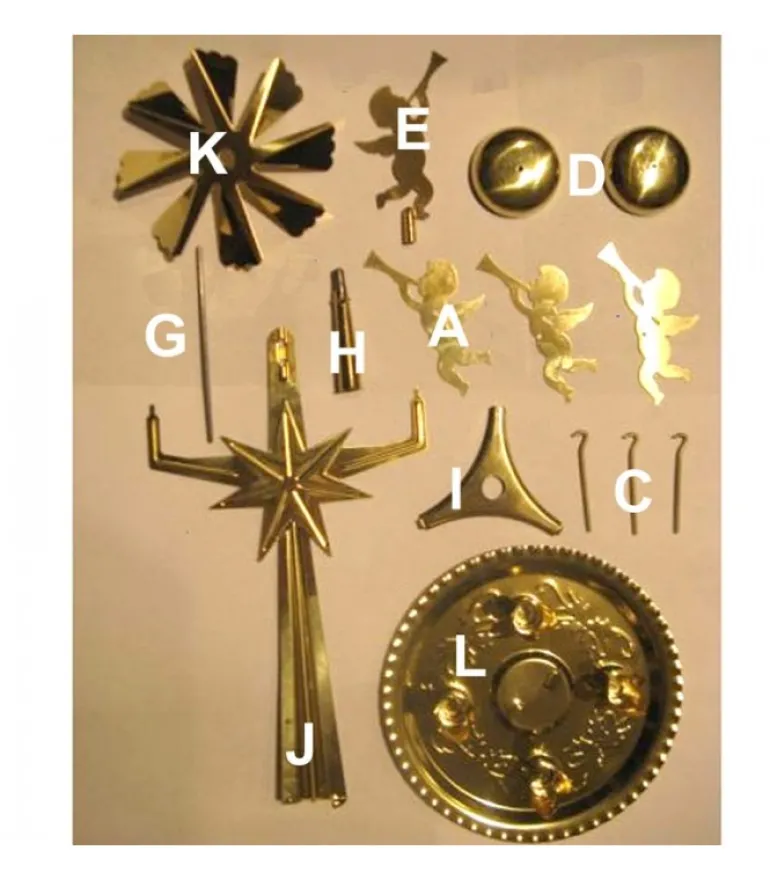 Pièces De Rechanges Pour Carillon Argent