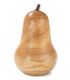 Poire En Bois Poli, 5,5 Cm