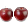 Pomme Décorative Rouge Fonce, 8 Cm