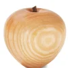Pomme En Bois Poli, 6,5 Cm