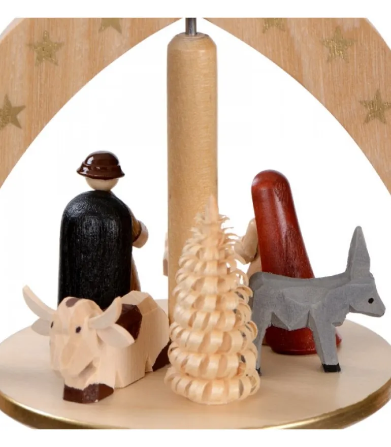 Pyramide Avec Scene De Crèche De Noël Complete