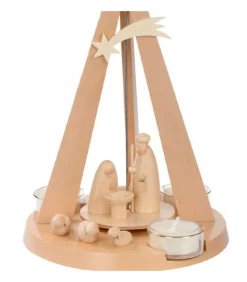 Pyramide De Noël Bois Au Design Moderne