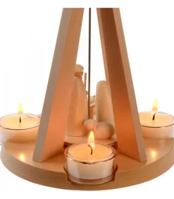 Pyramide De Noël Bois Au Design Moderne