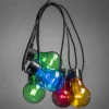 Rallonge 10 M Pour Guirlande Lumineuse De Terrasse, 10 Ampoules Multicolores