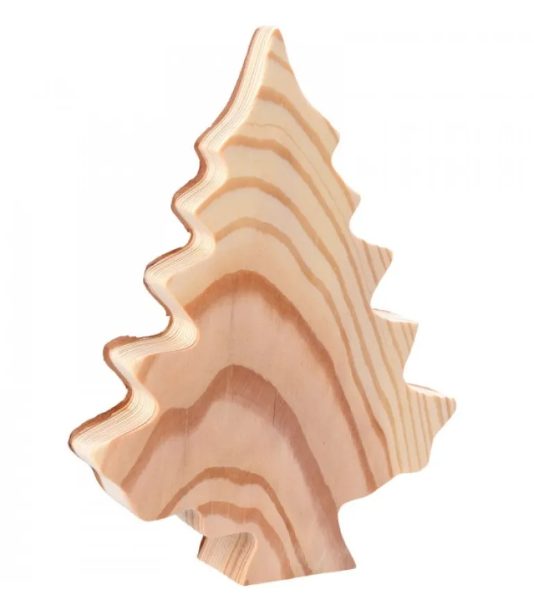 Sapin En Bois Déco En Ecorce 20 Cm