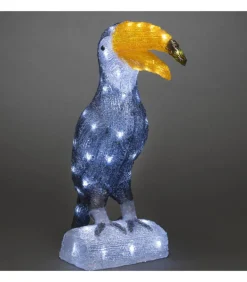 Toucan Lumineux 48 Cm En Acrylique, 56 Diodes Blanc Chaud