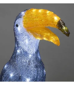 Toucan Lumineux 48 Cm En Acrylique, 56 Diodes Blanc Chaud