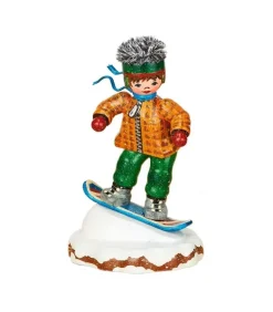 Village De Noël Miniature, Snowboarder
