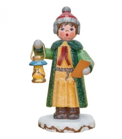 Village De Noël Miniature, Garconnet Chantant Noël