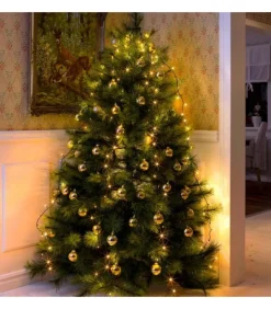 Voile Guirlande Pour Sapin De Noël, 200 Diodes Led