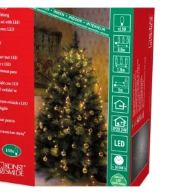 Voile Guirlande Pour Sapin De Noël, 150 Diodes Led